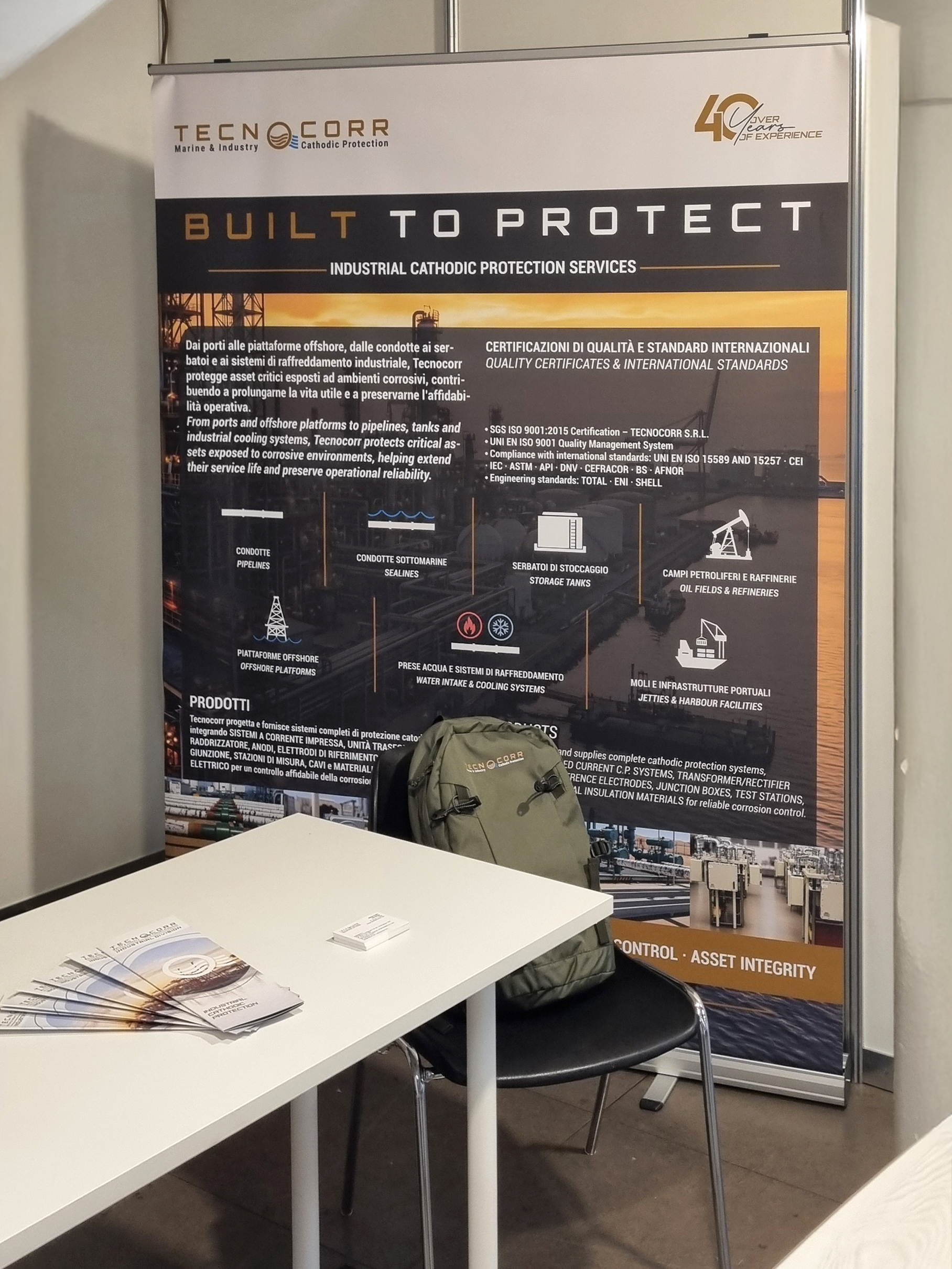Tecnocorr Industrial Division at AMPP Italy Conference & Expo 2026 - Stand 67